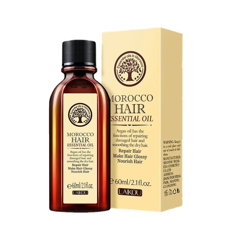 Moroccan Pure Argan Oil Leave-In Hair Treatment & Frizz Control
