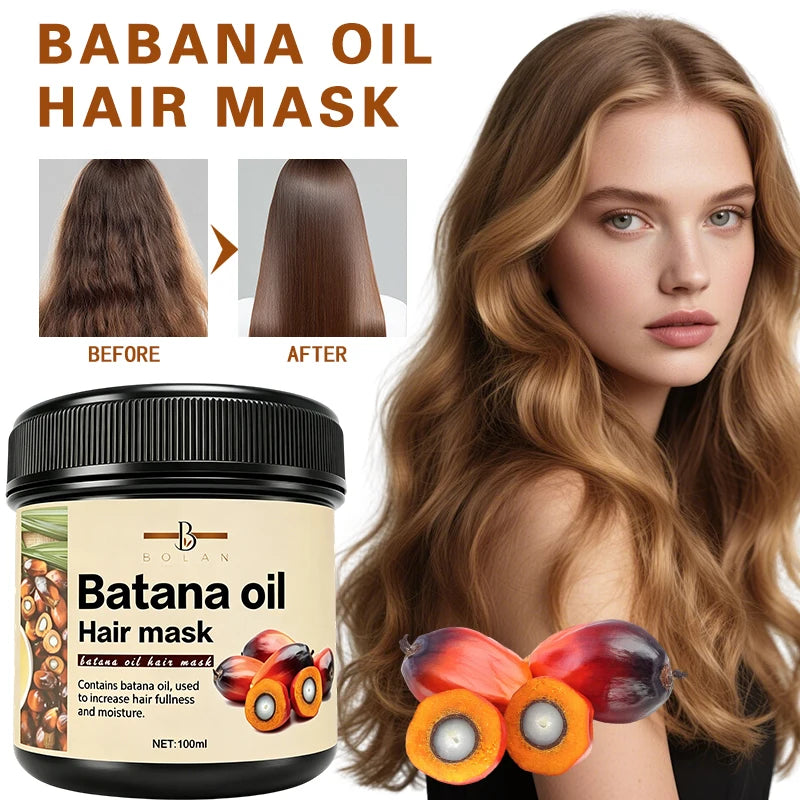 Bolan Hair Mask Dual Oil Control Moisturizer Conditioner Soft Smooth Frizz Damaged Repair Revitalize Hair Care