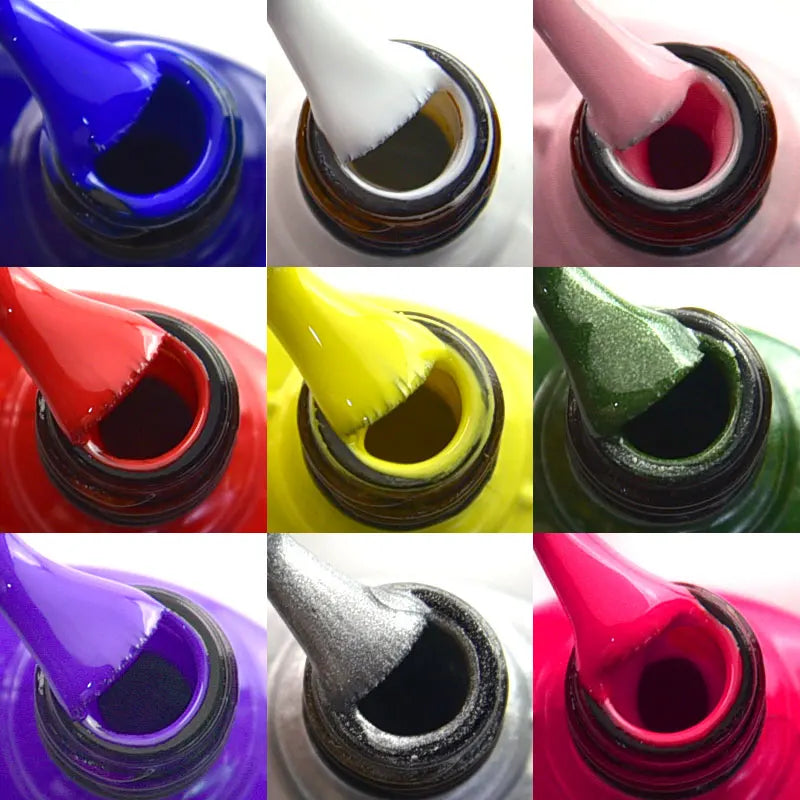 Venalisa Nail Gel Polish Full Coverage Beatuiful Color Glitter Color Matt Tempered Top Coat Soak Off Polish Gel Nail Manicure