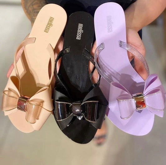 Women's Chic Bow Beach Flip-Flops