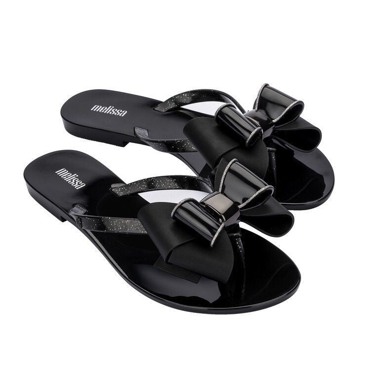 Melissa 2026 New Women's Sandals Melissa Women's Flip-Flops for Outdoor Wear Summer Bow Beach Shoes for Women