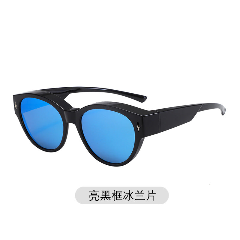 New TR Coated Fashion Sunglasses Polarized Sunglasses Myopia Glasses UV Protection Driver Driving Glasses 519