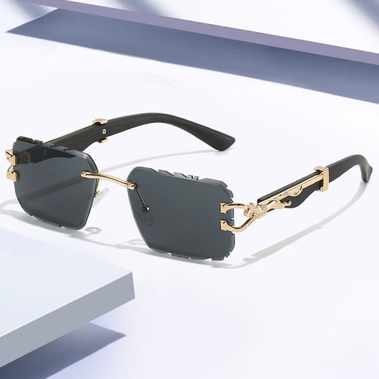 Luxury Frameless Square Cut-Edge Fashion Sunglasses