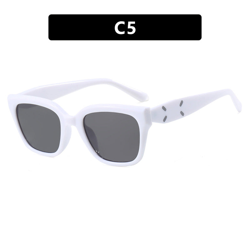 Square Cat-Eye Sunglasses for Women, High-End, Face-Showing, Small Retro Sunglasses, 2024 New Sunglasses, Uv Protection