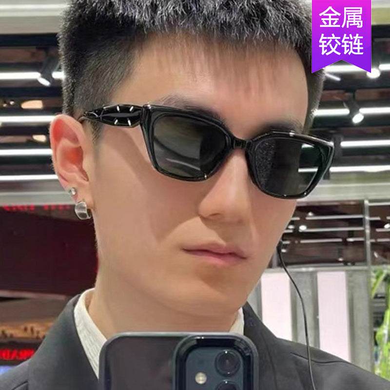 Square Cat-Eye Sunglasses for Women, High-End, Face-Showing, Small Retro Sunglasses, 2024 New Sunglasses, Uv Protection