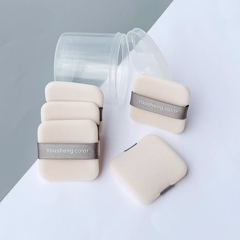[Upgraded] Yousheng Color Double-Sided Flocking Powder Puff Delicate Comfortable Setting Powder Kiko Powder Makeup Special Puff