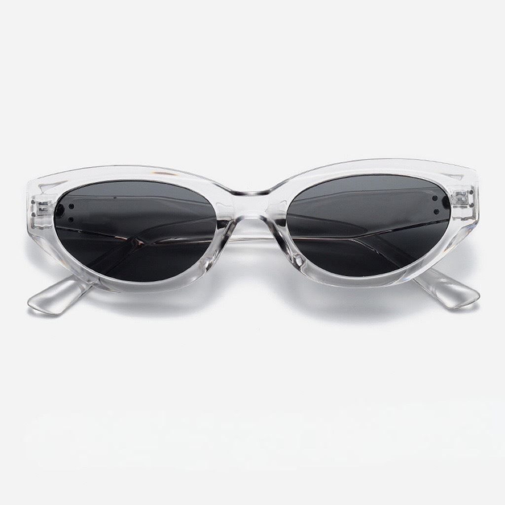2025 New Style Functional Wind-style Cateye Sunglasses Women's Trendy Square-round Face Slimming High-grade Socialite Internet Celebrity Sunglasses