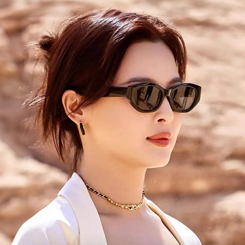 Luxury Retro Polarized Cat-Eye Sunglasses