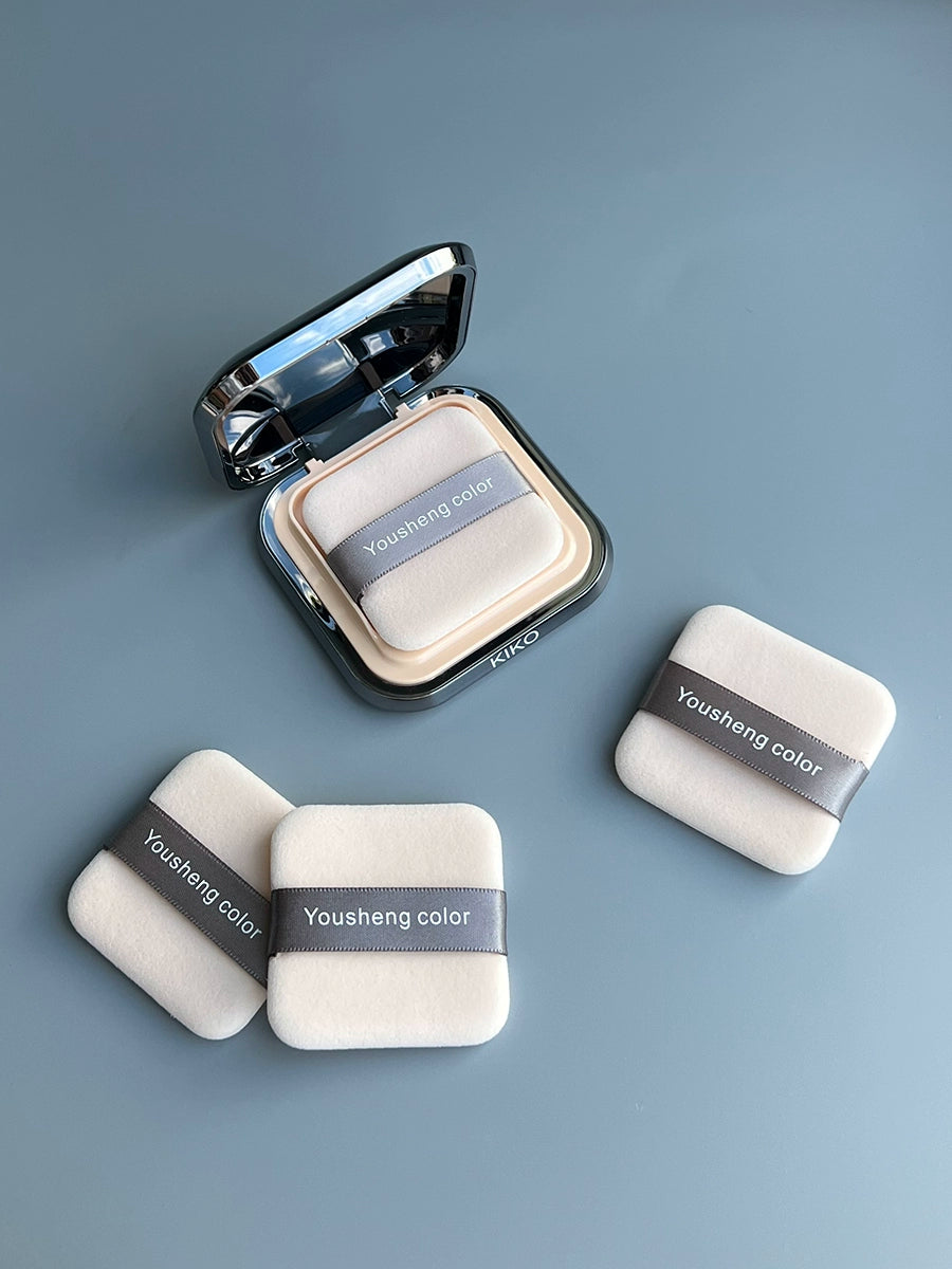 [Upgraded] Yousheng Color Double-Sided Flocking Powder Puff Delicate Comfortable Setting Powder Kiko Powder Makeup Special Puff