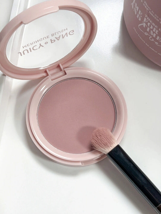 South Korea Apieu OPU Blush Be02 Monochrome Pk07 Low Saturation Gray Pink Matte Korean Makeup Nude Color Light Face Female
