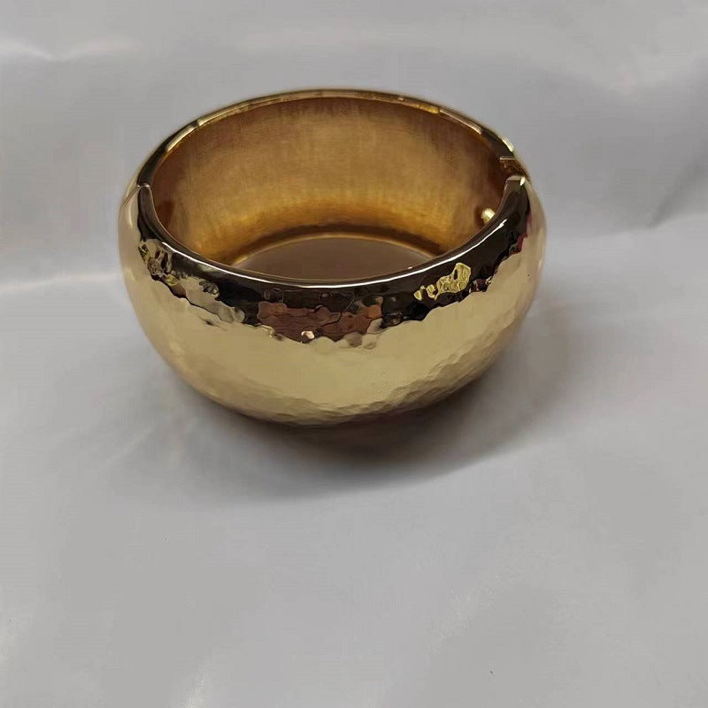 European and American personality fashion jewelry wholesale smooth open bracelet women's temperament bracelet street style accessories