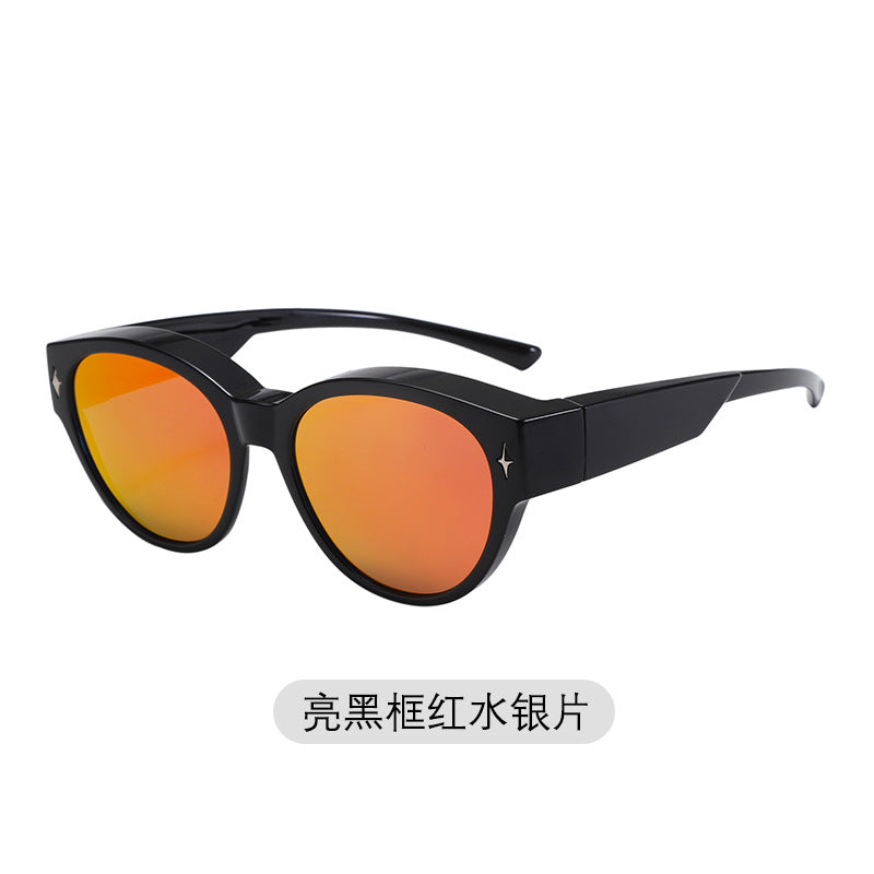 New TR Coated Fashion Sunglasses Polarized Sunglasses Myopia Glasses UV Protection Driver Driving Glasses 519