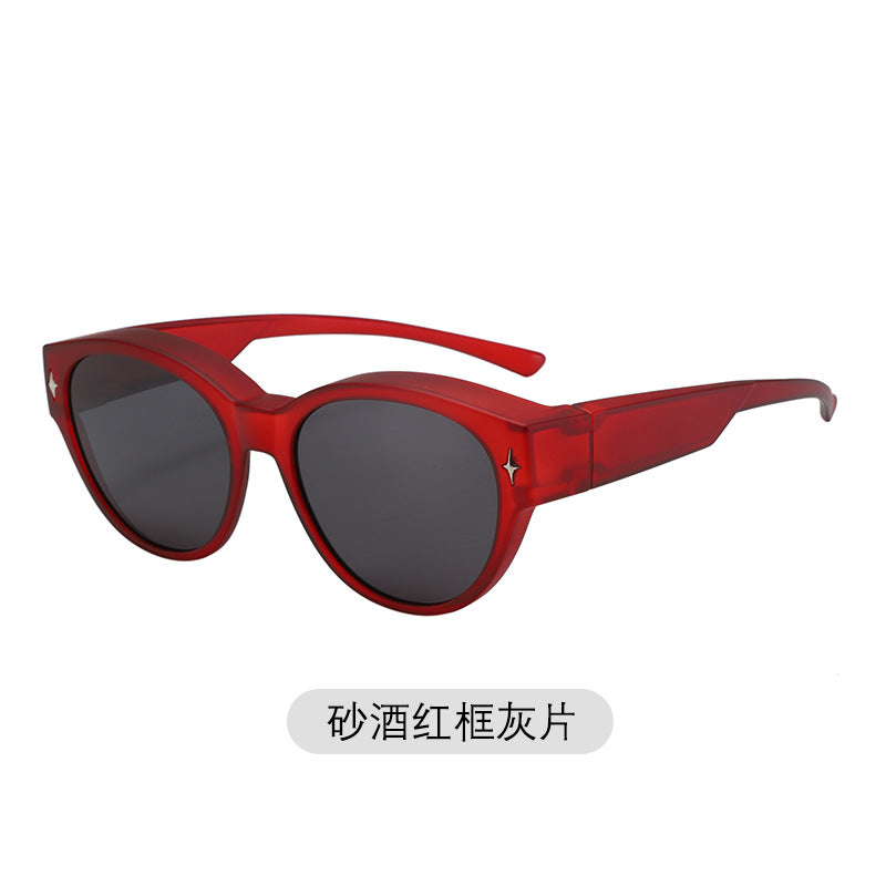 New TR Coated Fashion Sunglasses Polarized Sunglasses Myopia Glasses UV Protection Driver Driving Glasses 519
