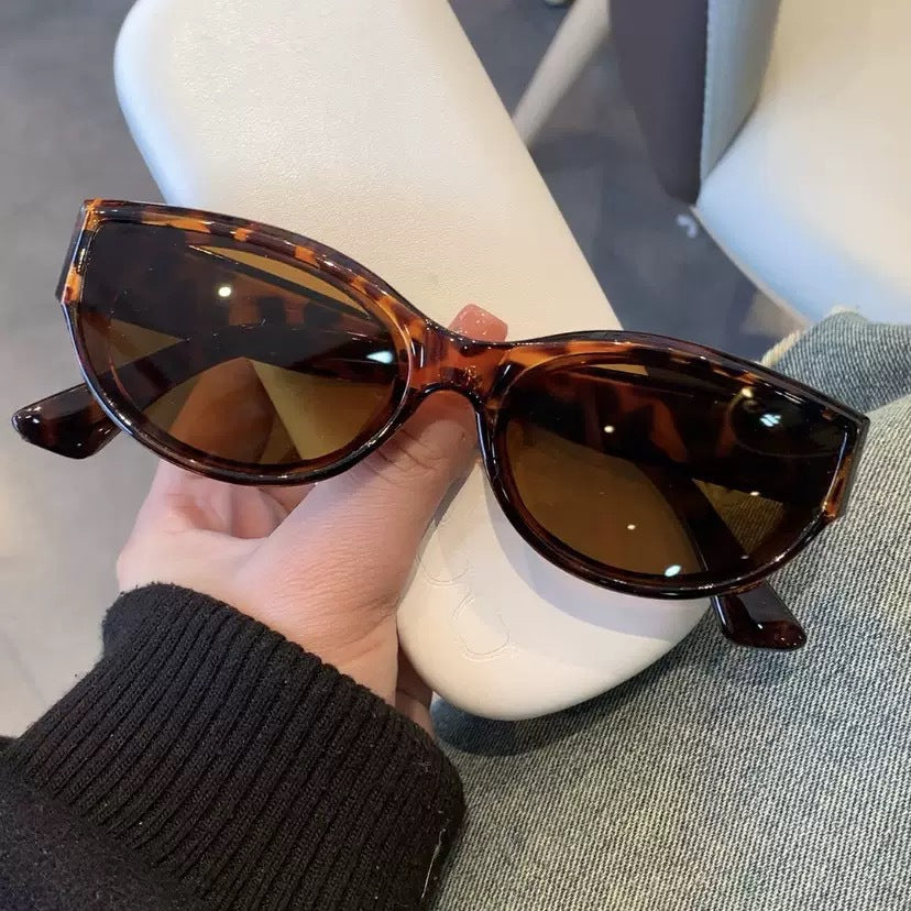Cross-Border European and American Sunglasses for Men, Anti-Uv 2023 New Sunglasses for Women, Retro Cat-Eye Fashion Glasses Trendy