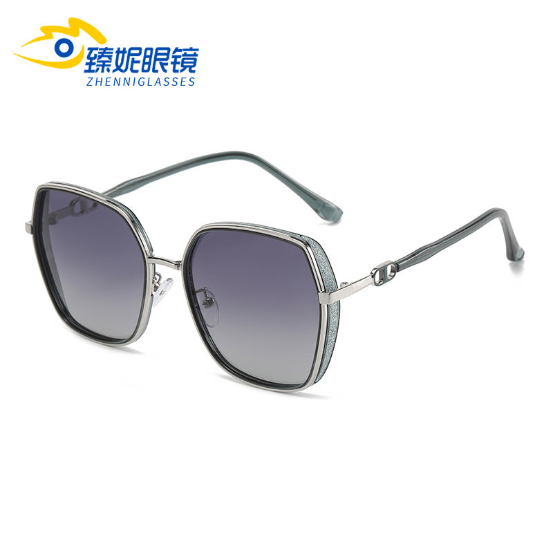 Sunglasses for Women 2026 New Style High-End Large Frame Suitable for Square and Round Faces Uv Protection Women's Sunglasses