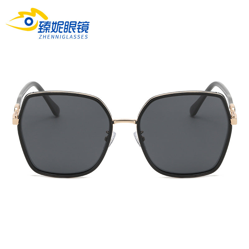 Sunglasses for Women 2026 New Style High-End Large Frame Suitable for Square and Round Faces Uv Protection Women's Sunglasses