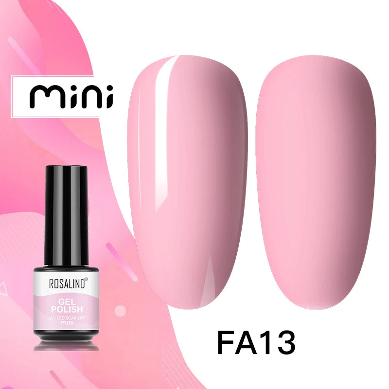 ROSALIND Nail Gel Polish Semipermanent UV Led Esmalte For Nail Art Varnish Hybrid Top Coat Regular Polish Gel Nail Accessories