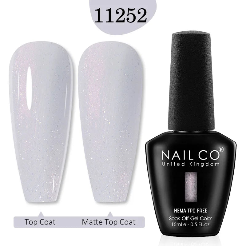 NAILCO Red Colors Series 15ML Nail Gel Polish Nail Supplies Semi Permanent For Nail Art Manicure Soak Off LED UV Hybrid Varnish