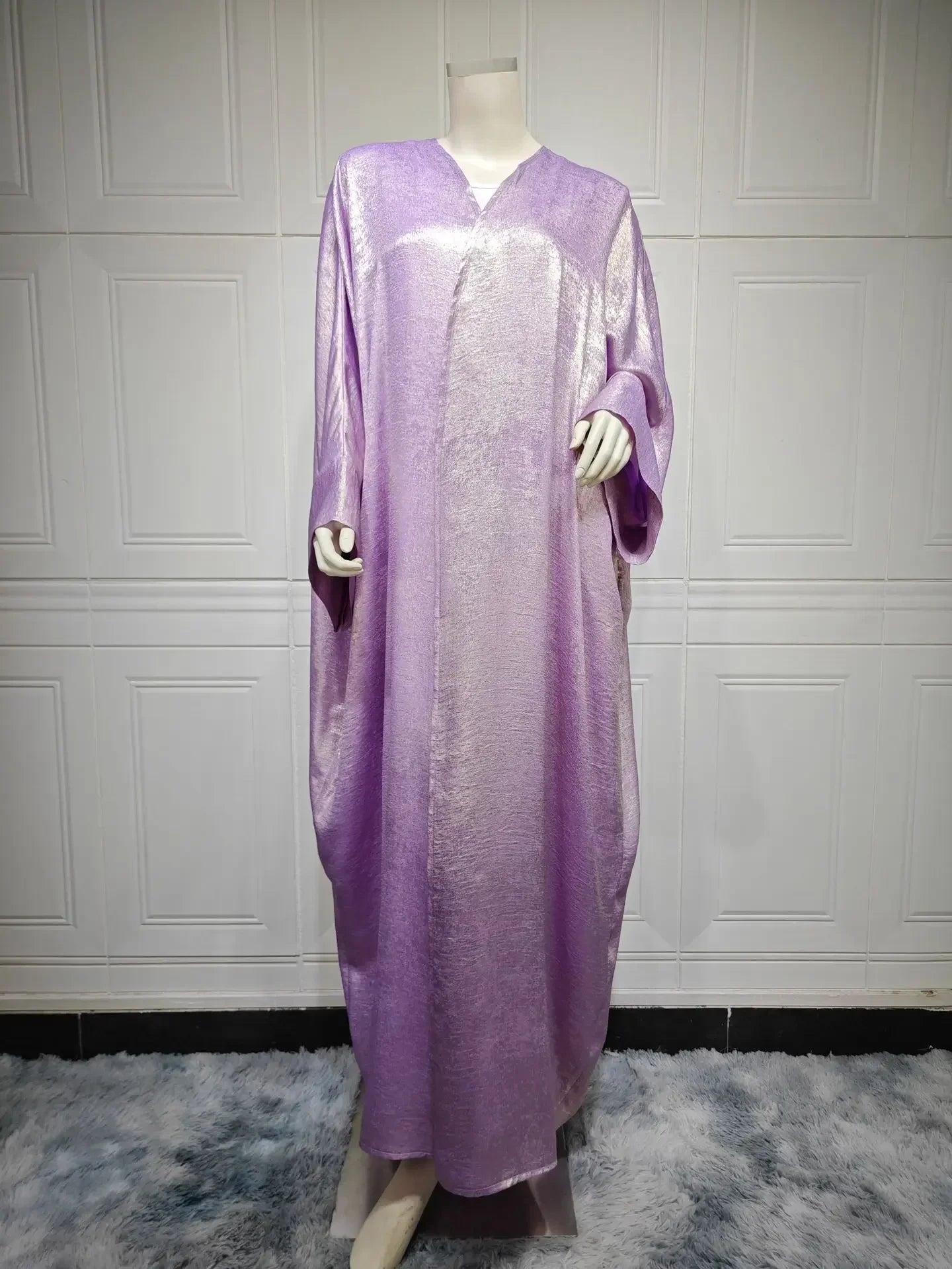 Dubai Women Maxi Dress Abayas Satin Kaftan Muslim Open Front Kimono Cardigan Turkey Islamic Dresses Loose Clothing Robe Arabic