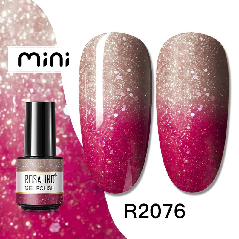 ROSALIND Nail Gel Polish Semipermanent UV Led Esmalte For Nail Art Varnish Hybrid Top Coat Regular Polish Gel Nail Accessories