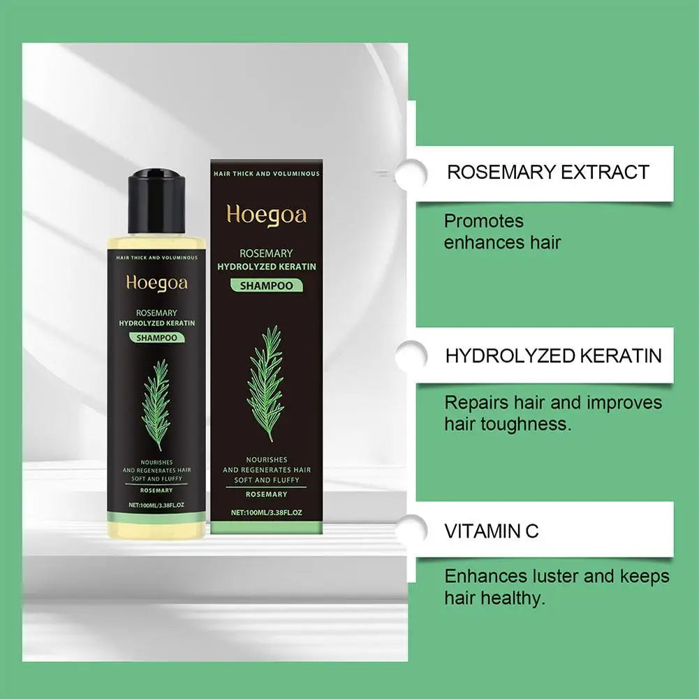 Organic Rosemary Hair Growth & Anti-Hair Loss Strengthening Shampoo