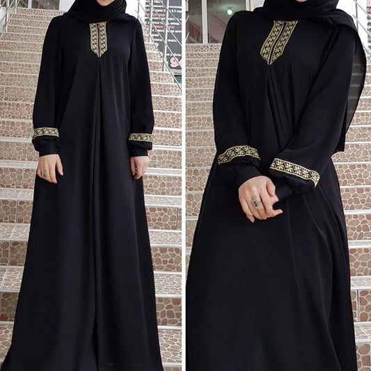 European and American New Ethnic Style Ribbon Loose Long Skirt Large Size Dress for Women Maxi Dresses for Women  Summer Dress