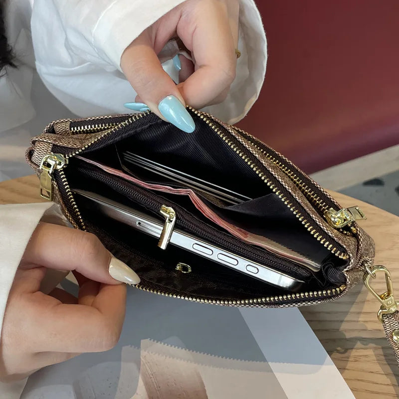 Unisex Long Zipper Wallet & Multi-Card Slot Clutch Purse