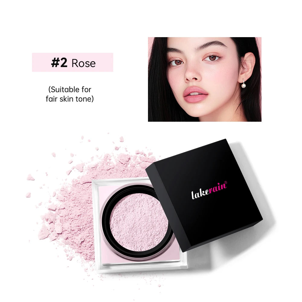 Waterproof Loose Baking&Setting Powder Long Lasting Oil Control Matte Setting Powder Natural Brightening Face Cosmetics