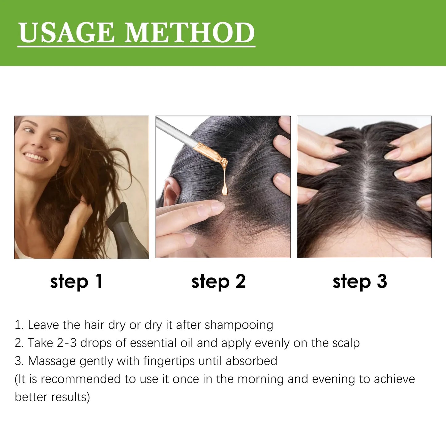 Organic Rosemary Hair Growth Oil & Deep Scalp Nourishing Treatment