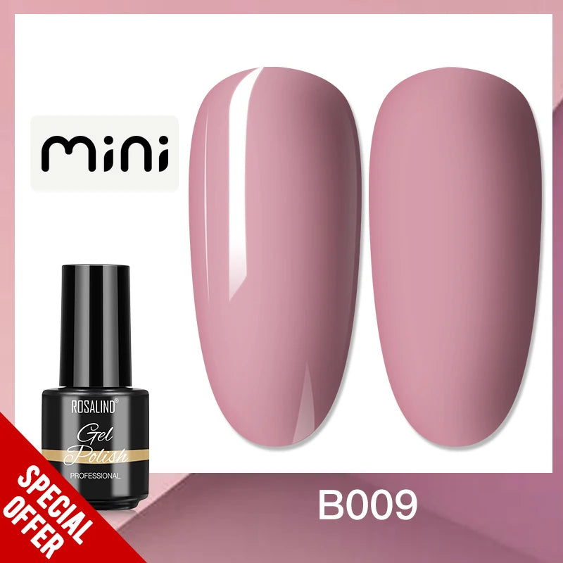 ROSALIND Nail Gel Polish Semipermanent UV Led Esmalte For Nail Art Varnish Hybrid Top Coat Regular Polish Gel Nail Accessories