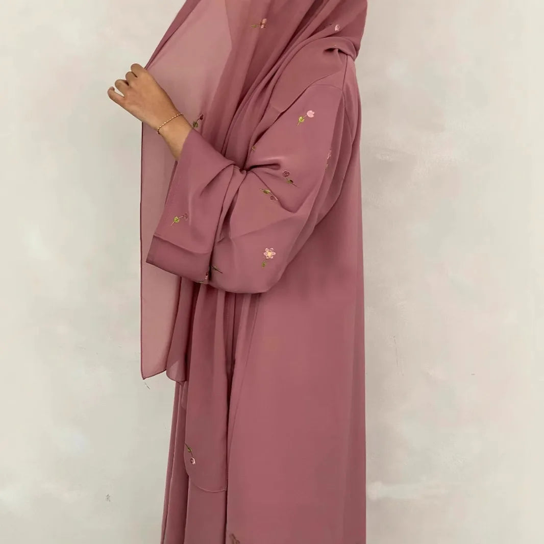 Eid Women Dress Abaya Hijab Muslim Jalabiya Ramadan Embroidery Vestidos Islam Party Dresses Long Robe Morocco Dubai Kaftan
