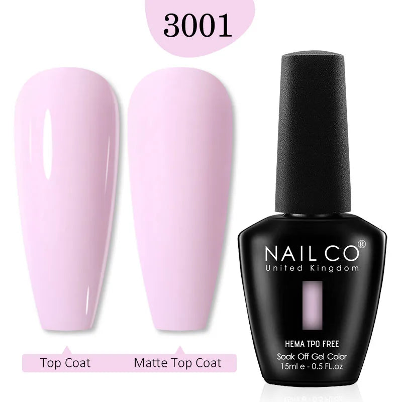 NAILCO Red Colors Series 15ML Nail Gel Polish Nail Supplies Semi Permanent For Nail Art Manicure Soak Off LED UV Hybrid Varnish