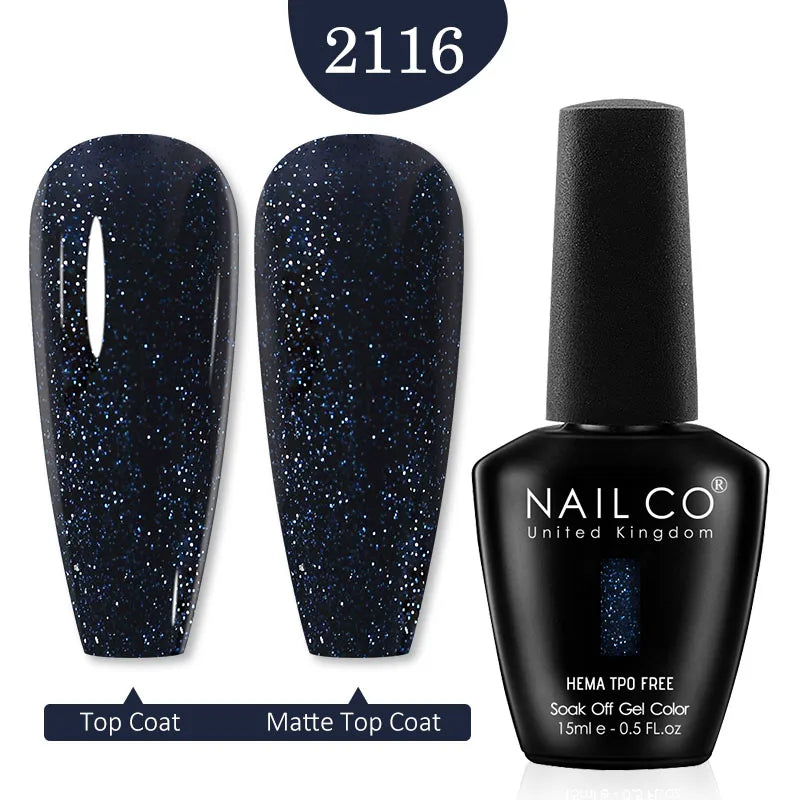 NAILCO Red Colors Series 15ML Nail Gel Polish Nail Supplies Semi Permanent For Nail Art Manicure Soak Off LED UV Hybrid Varnish