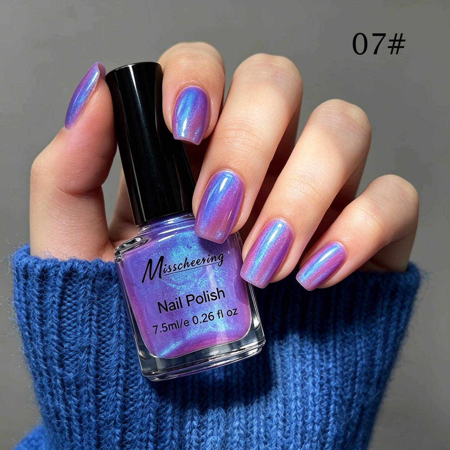 Misscheering 7.5ml Pearlescent Water-Based Nail Polish