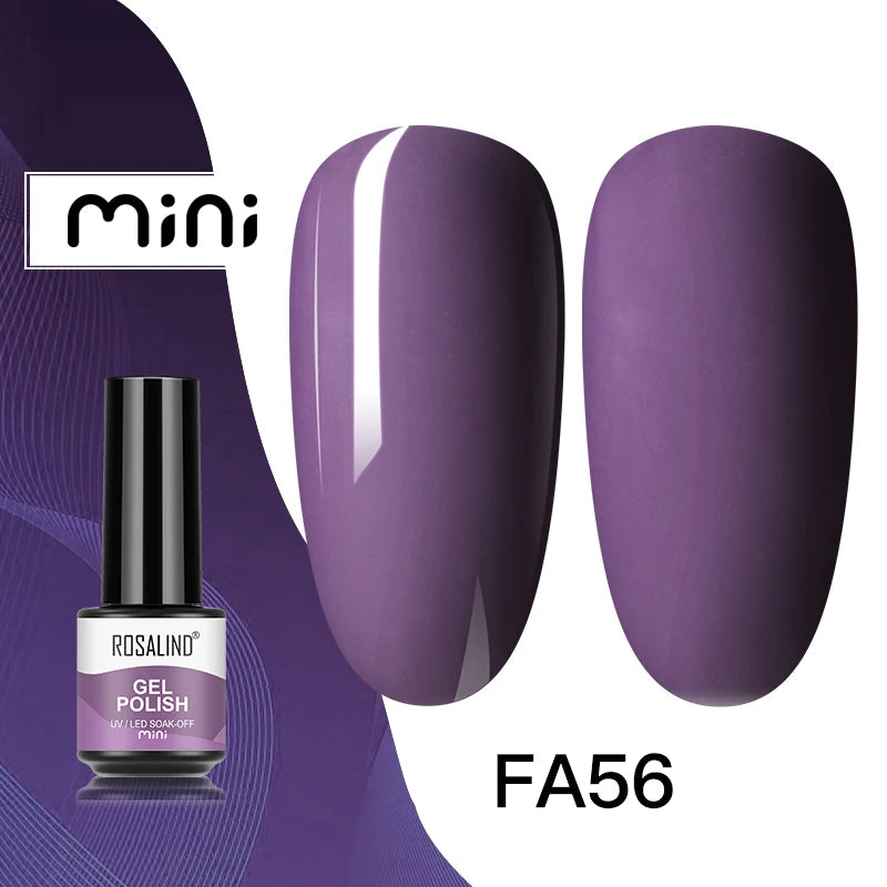 ROSALIND Nail Gel Polish Semipermanent UV Led Esmalte For Nail Art Varnish Hybrid Top Coat Regular Polish Gel Nail Accessories