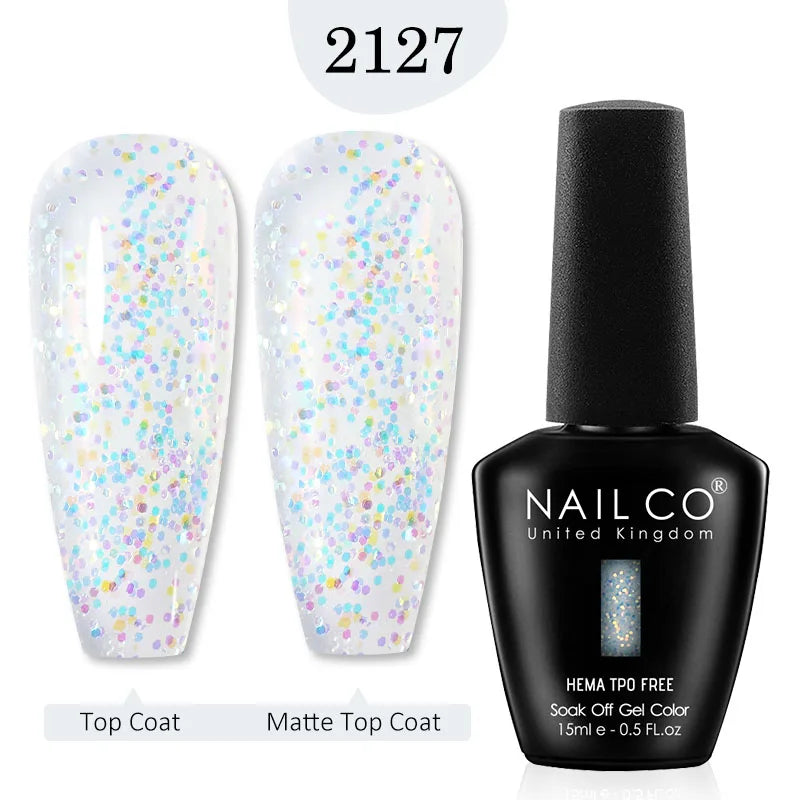 NAILCO Red Colors Series 15ML Nail Gel Polish Nail Supplies Semi Permanent For Nail Art Manicure Soak Off LED UV Hybrid Varnish