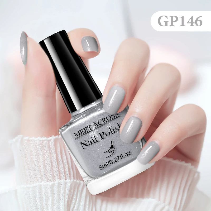 MEET ACROSS 8ml Peel-Off Water-Based Nail Polish