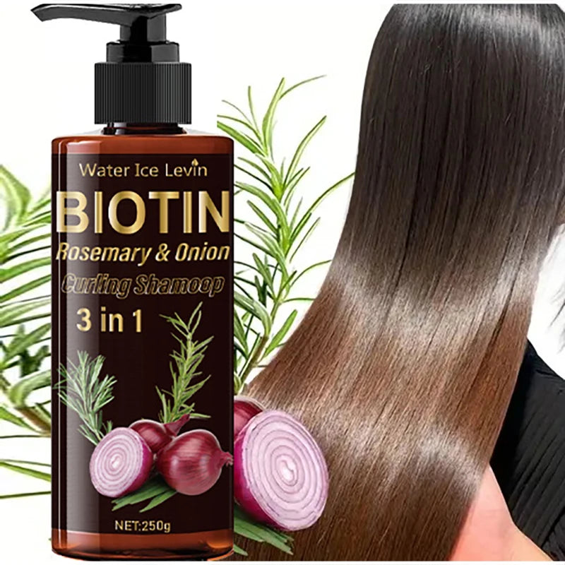 Organic Onion & Rosemary Natural Hair Growth & Volumizing Shampoo