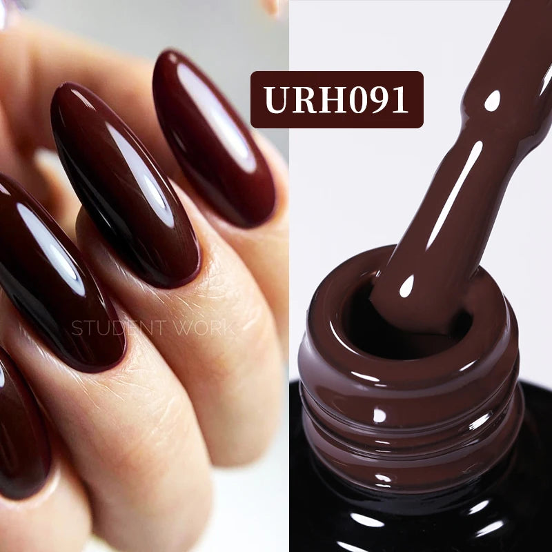 UR SUGAR 7ml Black Red Wine Glitter Gel Nail Polish Shinning Sequin Semi-permanent Varnish UV LED Gel Nail Art Manicure
