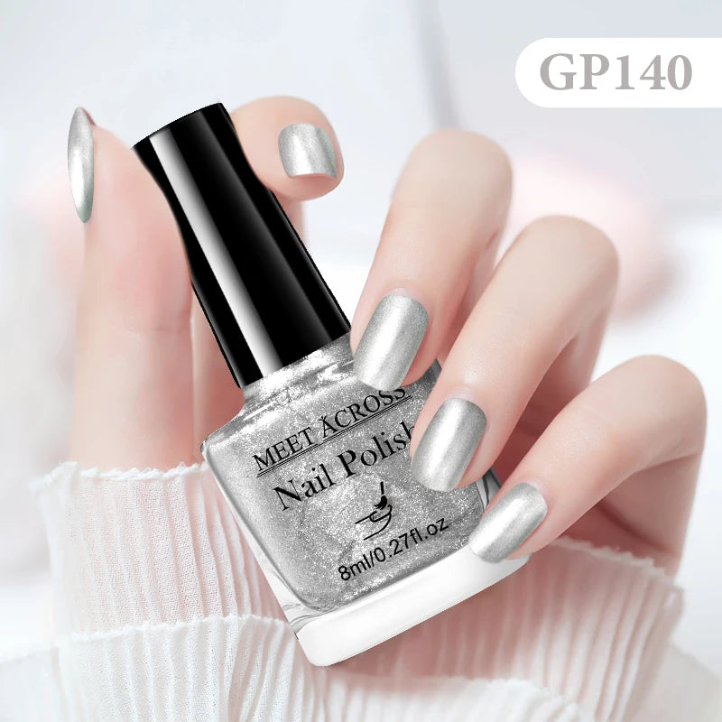MEET ACROSS 8ml Peel-Off Water-Based Nail Polish
