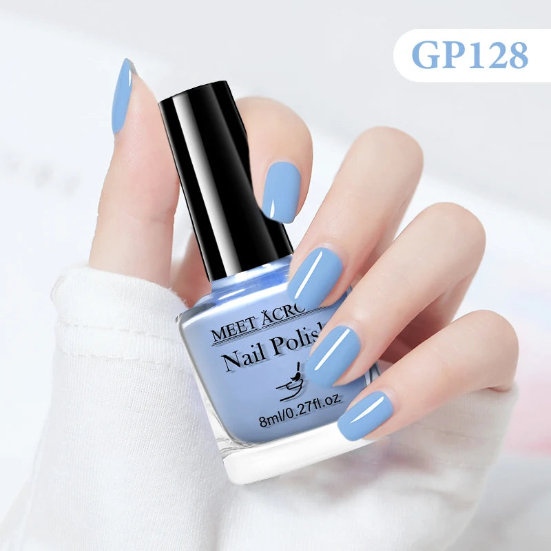 MEET ACROSS 8ml Peel-Off Water-Based Nail Polish
