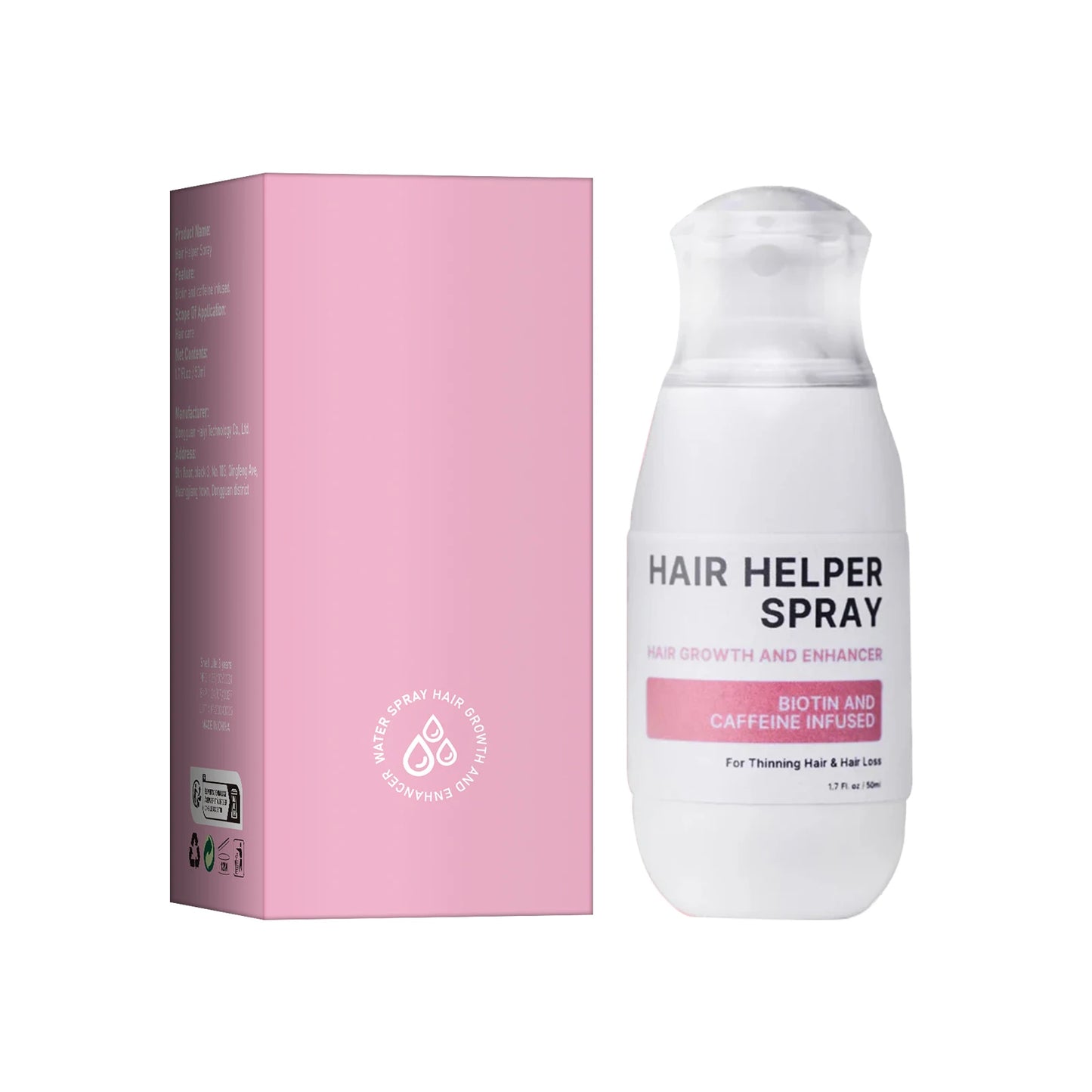 Fermented Rice Water for Hair Growth Hair Regrowth Essential Oil Scalp Treatment Hair Fall Control Serum Plant Dense Hair Spray