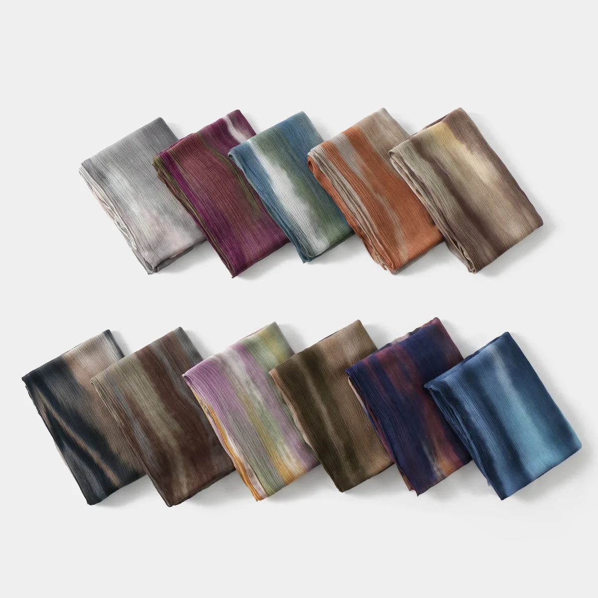 Ombre Tie-Dye Modal Rayon Muslim Hijab Scarf