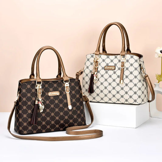 2025 Fashion New Women's Handbag High Quality Large Capacity Crossbody Bag Classic Retro Shoulder Bag Commuter Tote Bag Women