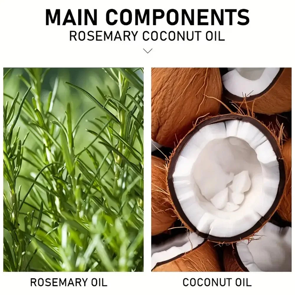 Organic Rosemary & Coconut Hair Growth & Scalp Nourishment Oil