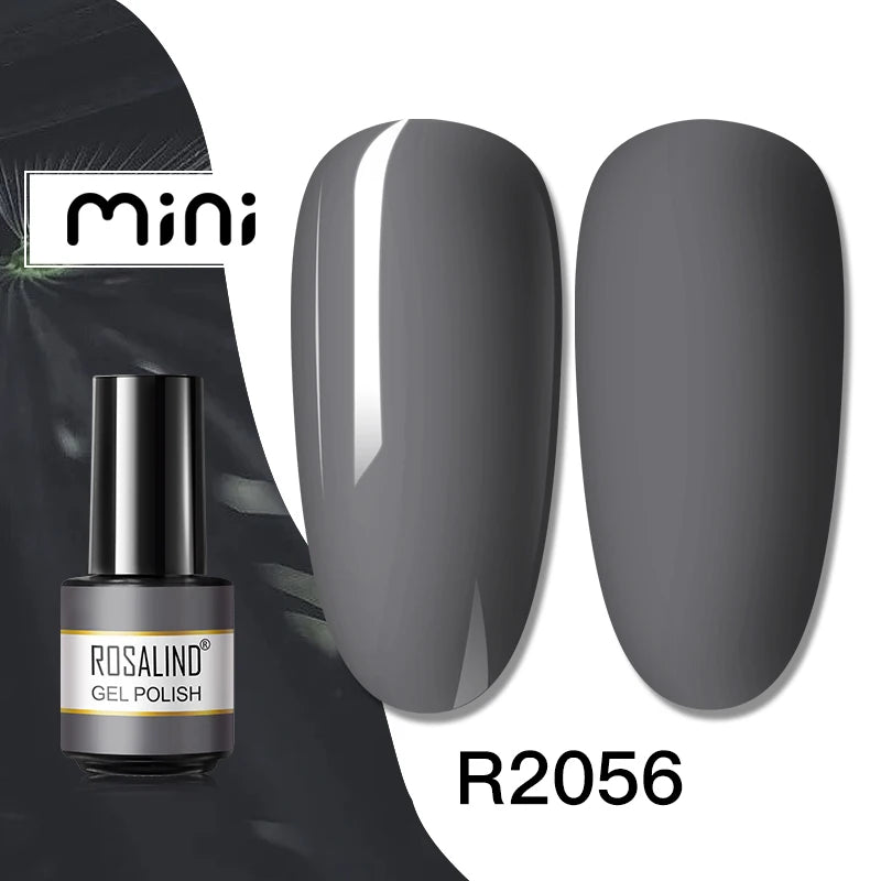 ROSALIND Nail Gel Polish Semipermanent UV Led Esmalte For Nail Art Varnish Hybrid Top Coat Regular Polish Gel Nail Accessories