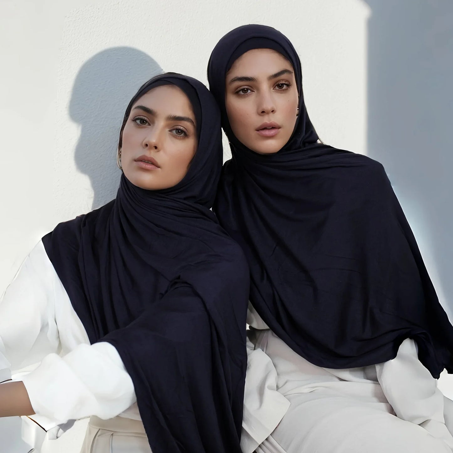 58 Color Muslim Woman Model Hijabs Sweat Long Scarf Malay Mercerized Cotton Turban Warm Shawl Women Turban for Ladies 170*60cm