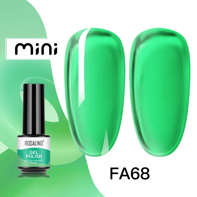 ROSALIND Nail Gel Polish Semipermanent UV Led Esmalte For Nail Art Varnish Hybrid Top Coat Regular Polish Gel Nail Accessories