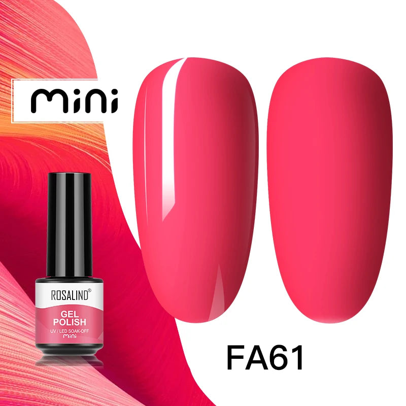 ROSALIND Nail Gel Polish Semipermanent UV Led Esmalte For Nail Art Varnish Hybrid Top Coat Regular Polish Gel Nail Accessories