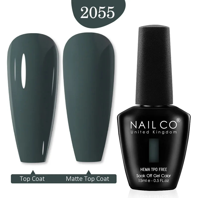 NAILCO Red Colors Series 15ML Nail Gel Polish Nail Supplies Semi Permanent For Nail Art Manicure Soak Off LED UV Hybrid Varnish